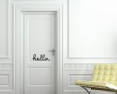 Hello Quote Wall Stickers Home Lettering Quote Wall Decal